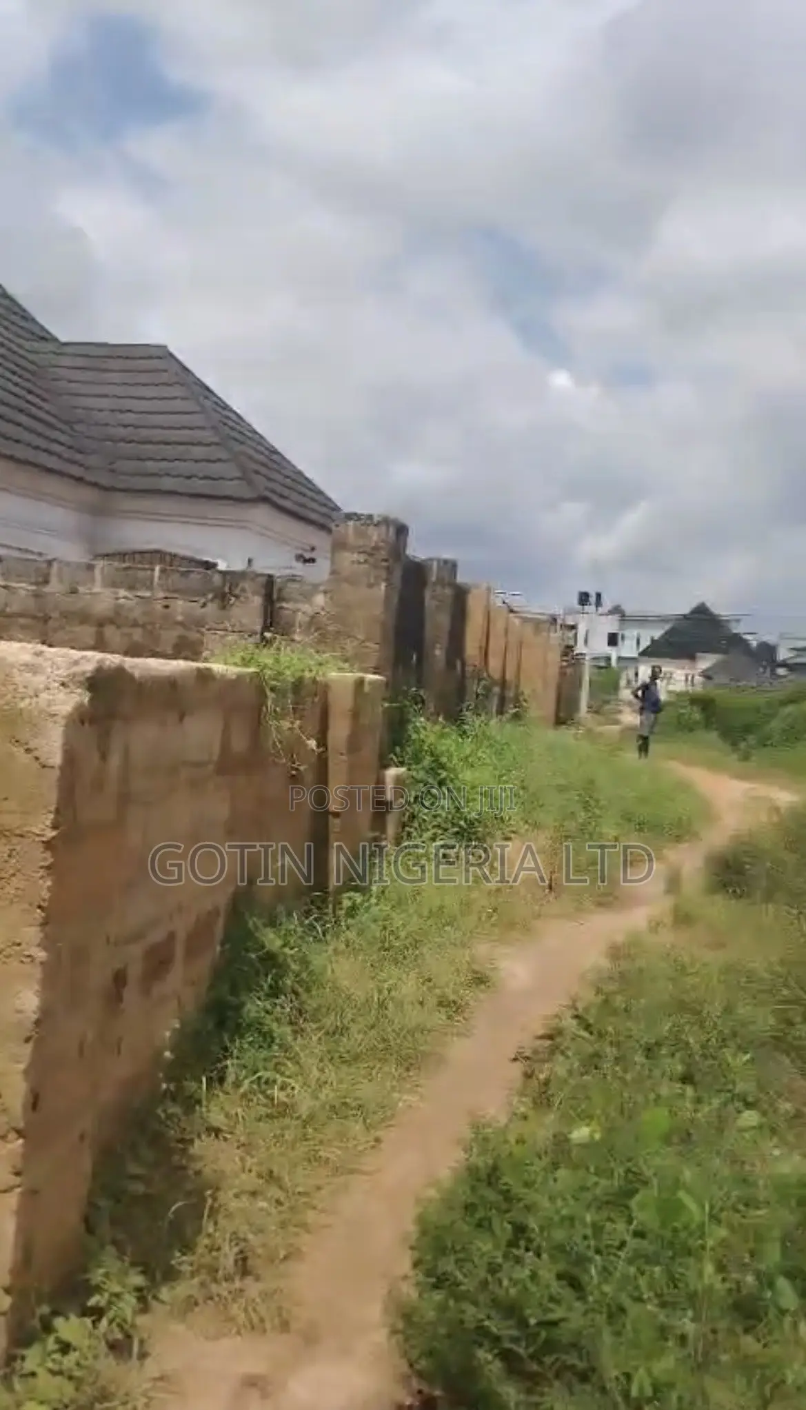 50ft X 100ft Fenced Land 3 Plots From Tarred Road