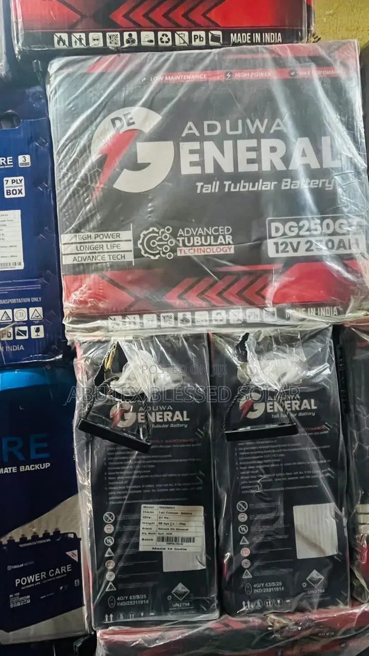 250ah 12v General Tubular Battery
