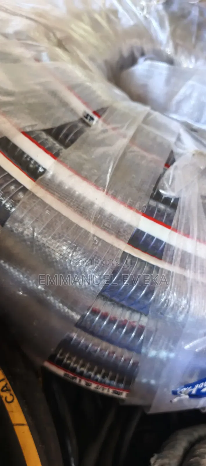 1" Transparent Steel Suction Hose for Water, Petrol, Chemical