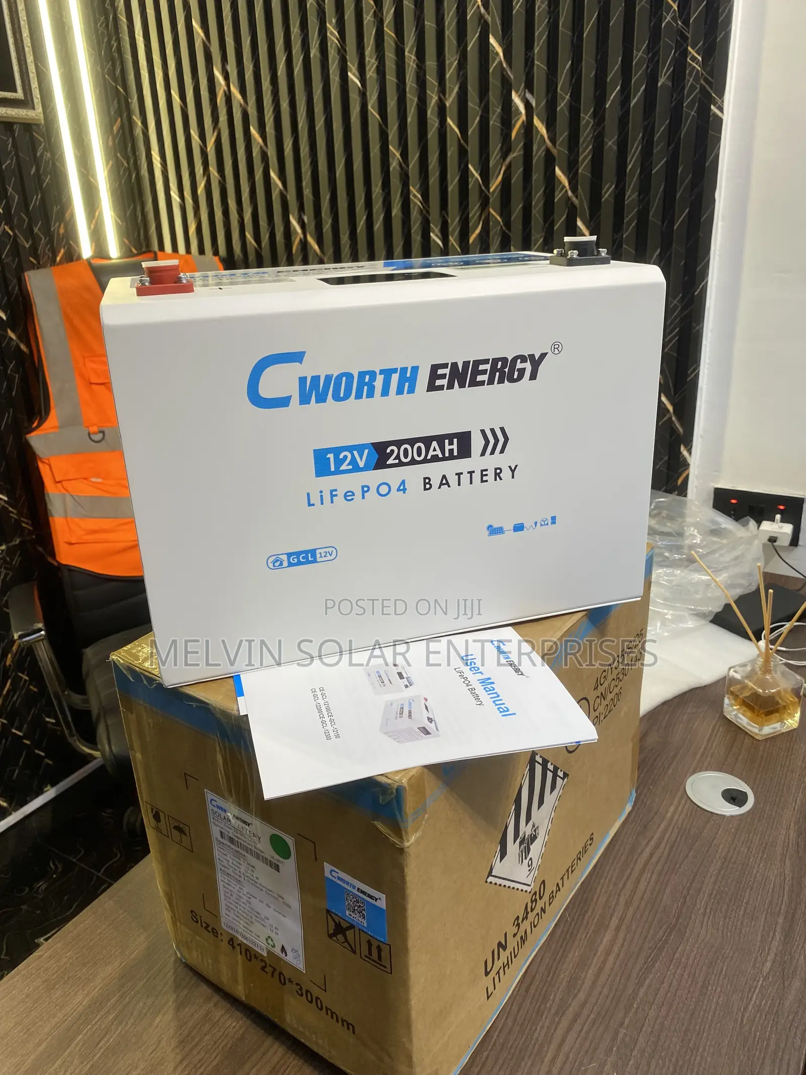 200ah 12v 2.5kwh Cworth Solar Lithium Ion Phosphate Battery Available