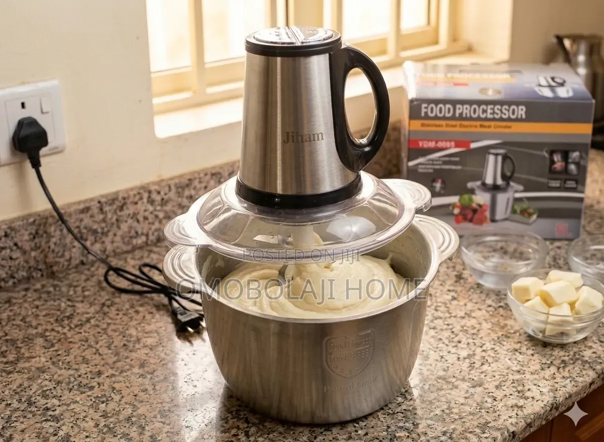 5L Stainless Steel Yam Pounder, Blender Food Processor