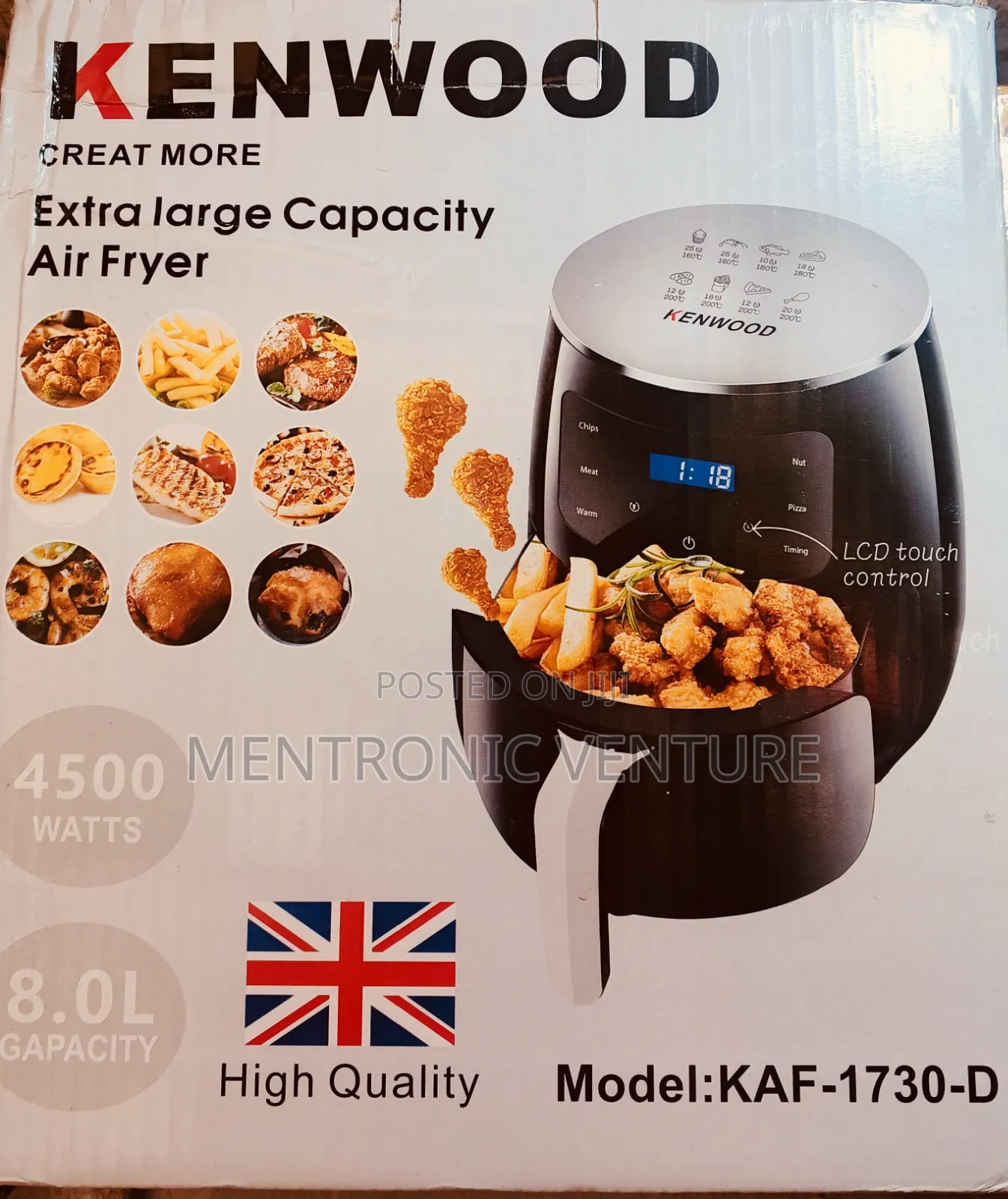 Kenwood 8L Extra Large Digital Air Fryer