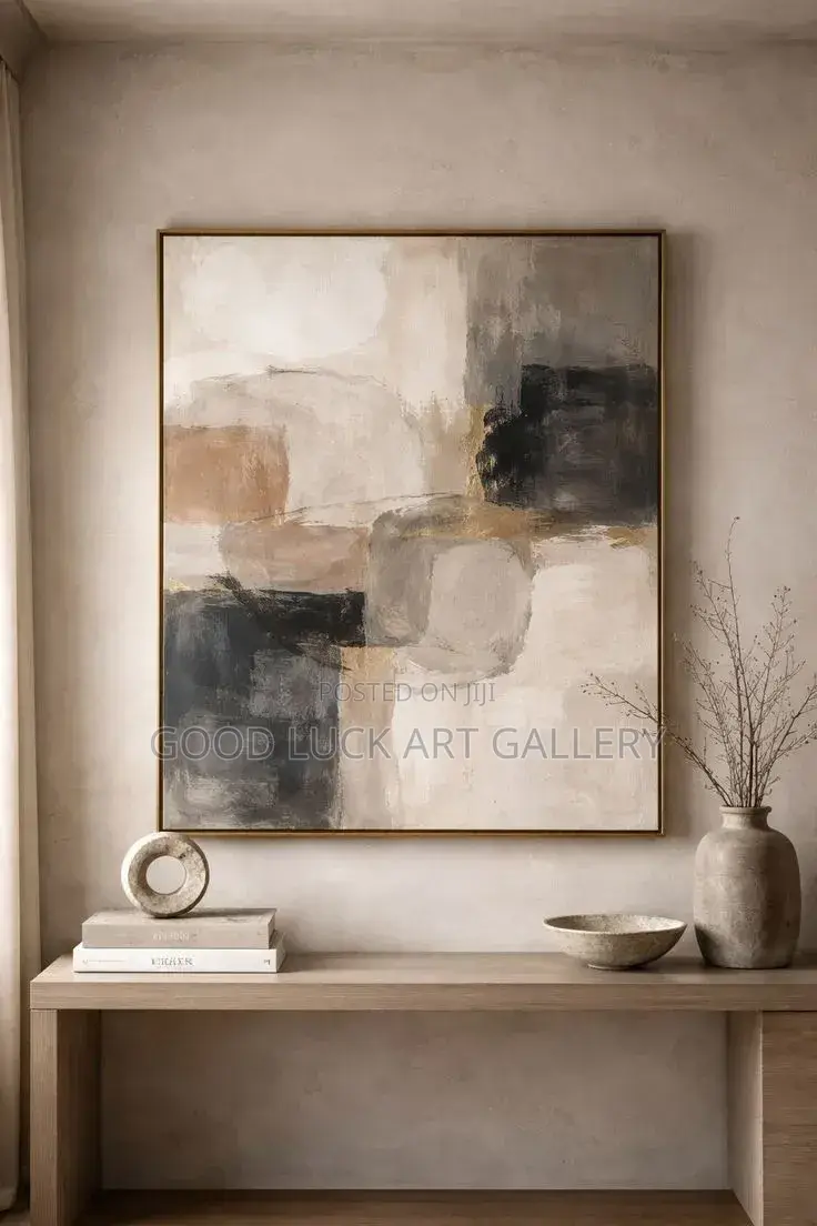 Abstract Brown Wall Art