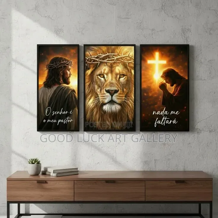 Set of 3 Black Excellence Wall Art