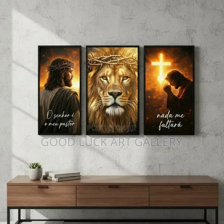 Set of 3 Black Excellence Wall Art
