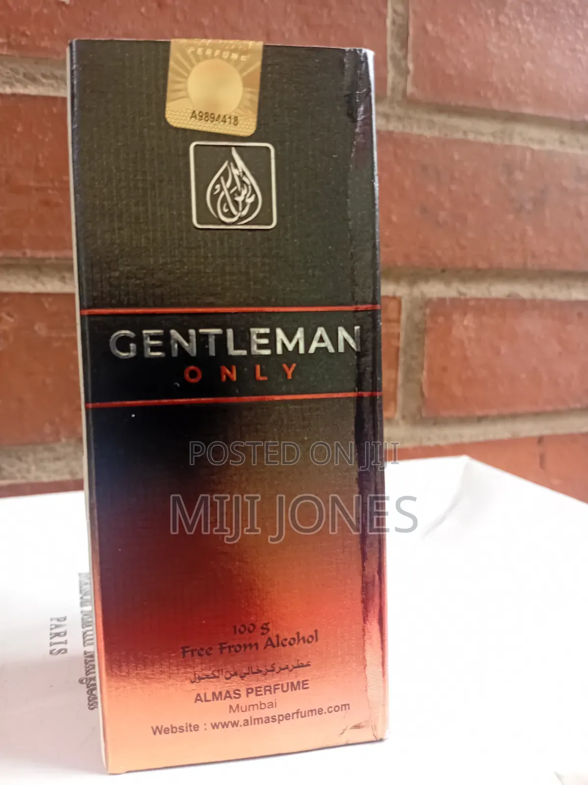 Gentleman Only 100ml Premium Perfume Oil - 46-Hour Long-Lasting Scent*