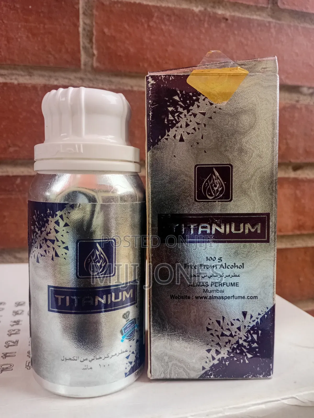 Titanium 100ml Premium Perfume Oil - Bold Long-Lasting Scent*