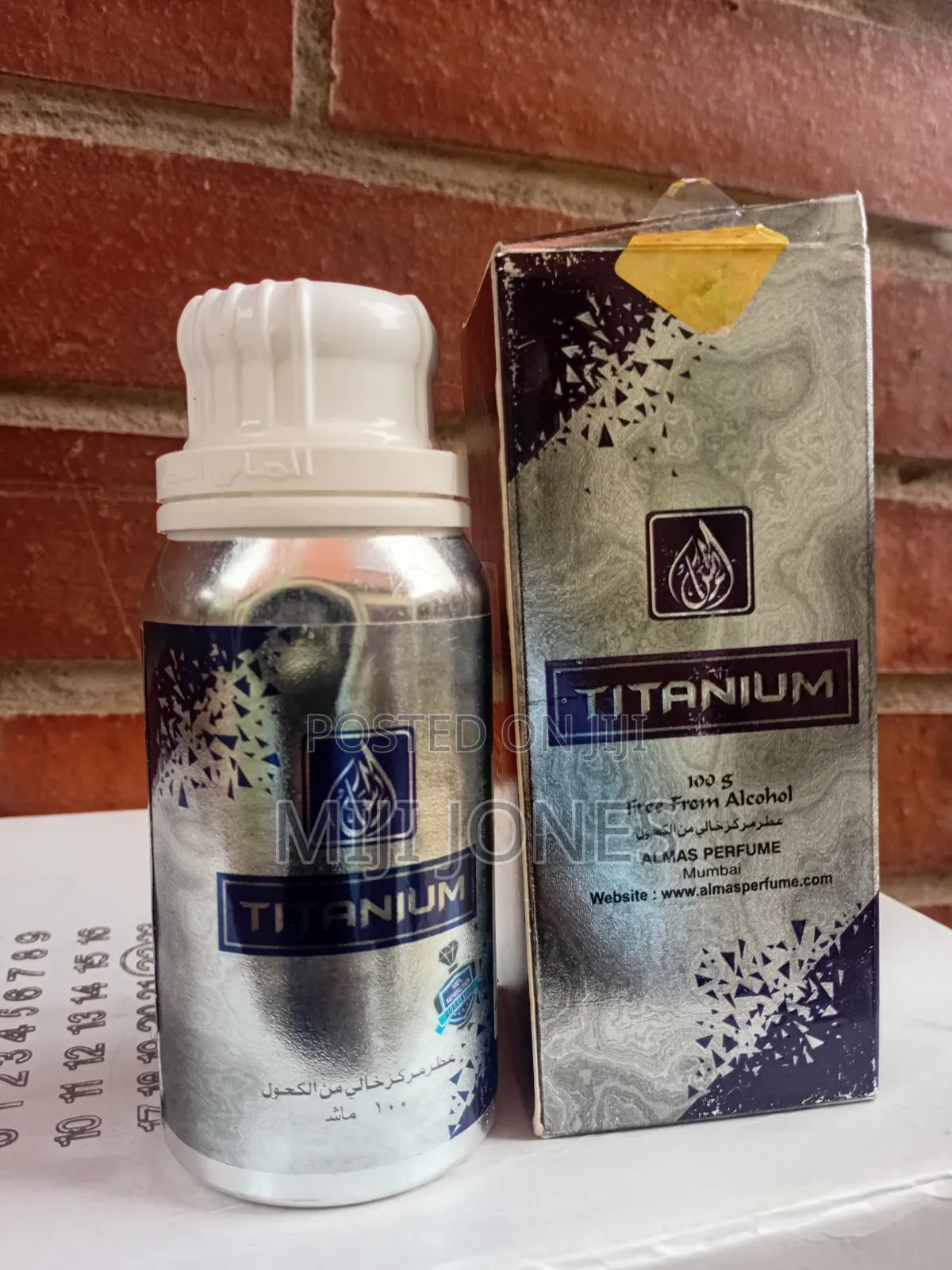 Titanium 100ml Premium Perfume Oil - Bold Long-Lasting Scent*