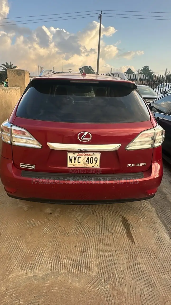 Lexus RX 350 FWD 2012 Red