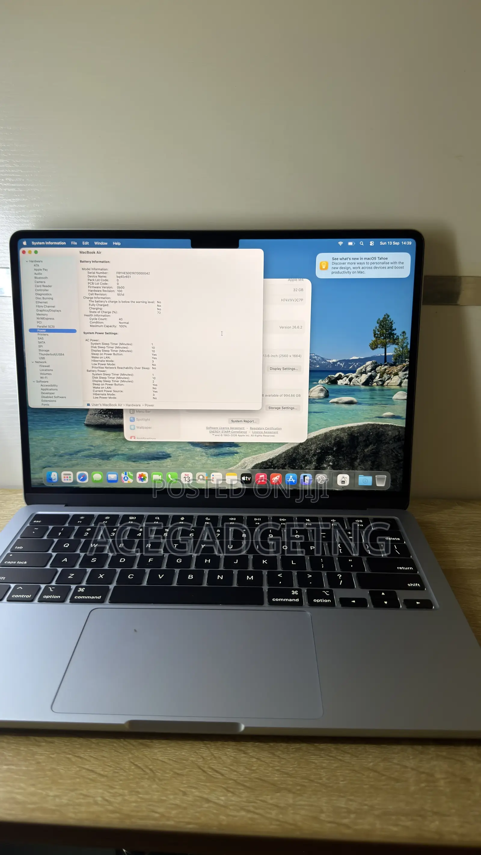 Laptop Apple MacBook Air 2025 M4 32GB Apple M4 SSD 1T