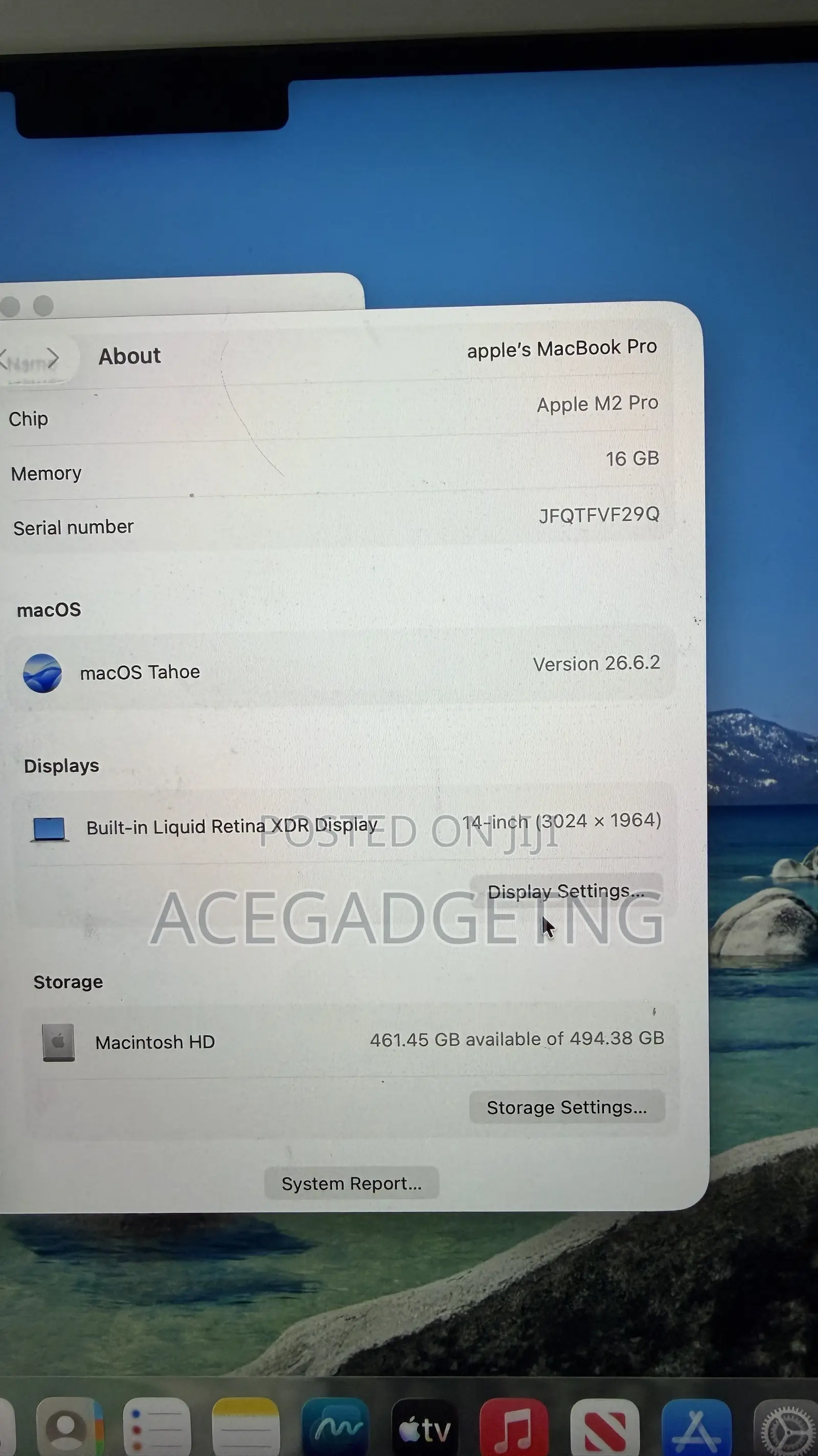 Laptop Apple MacBook Pro 2023 M2 16GB Apple M2 SSD 512GB