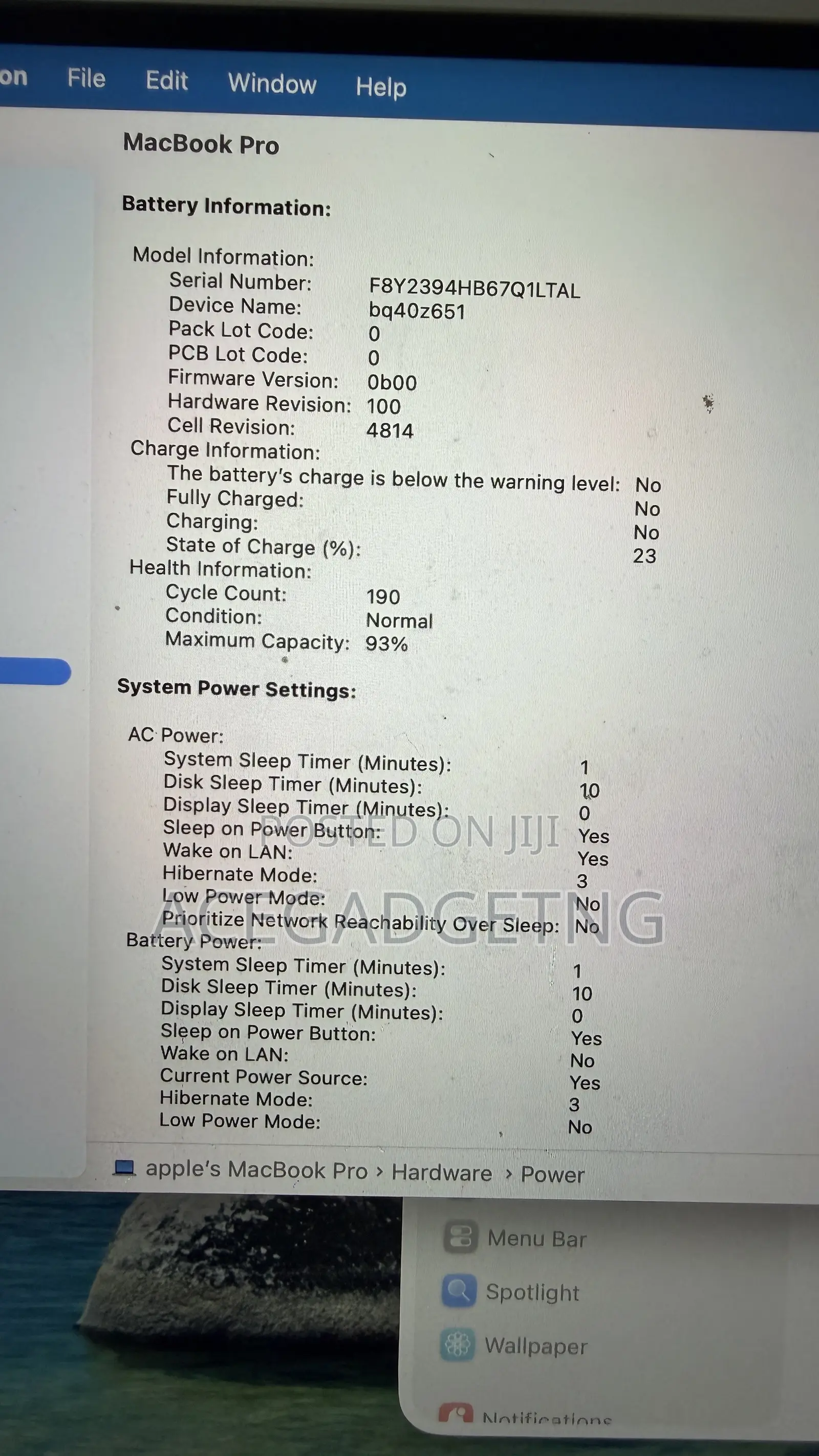 Laptop Apple MacBook Pro 2023 M2 16GB Apple M2 SSD 512GB