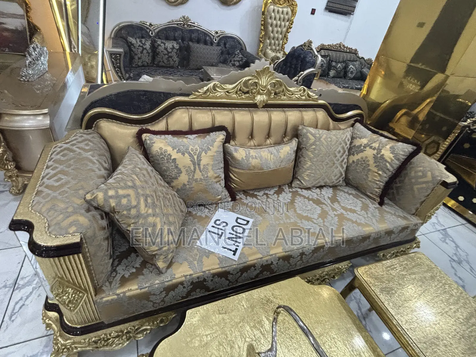 Luxury Living Room Chair Set