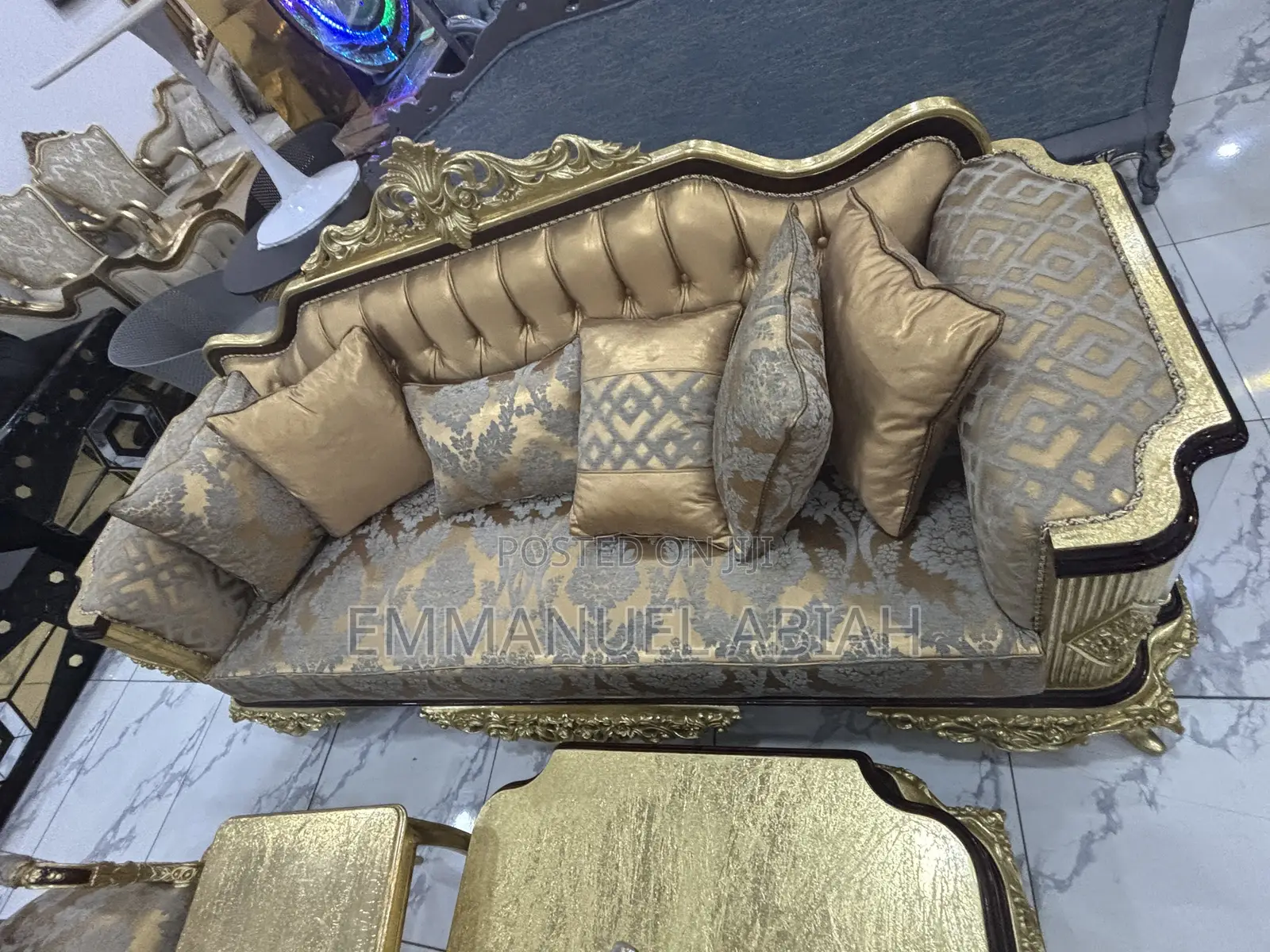 Luxury Living Room Chair Set
