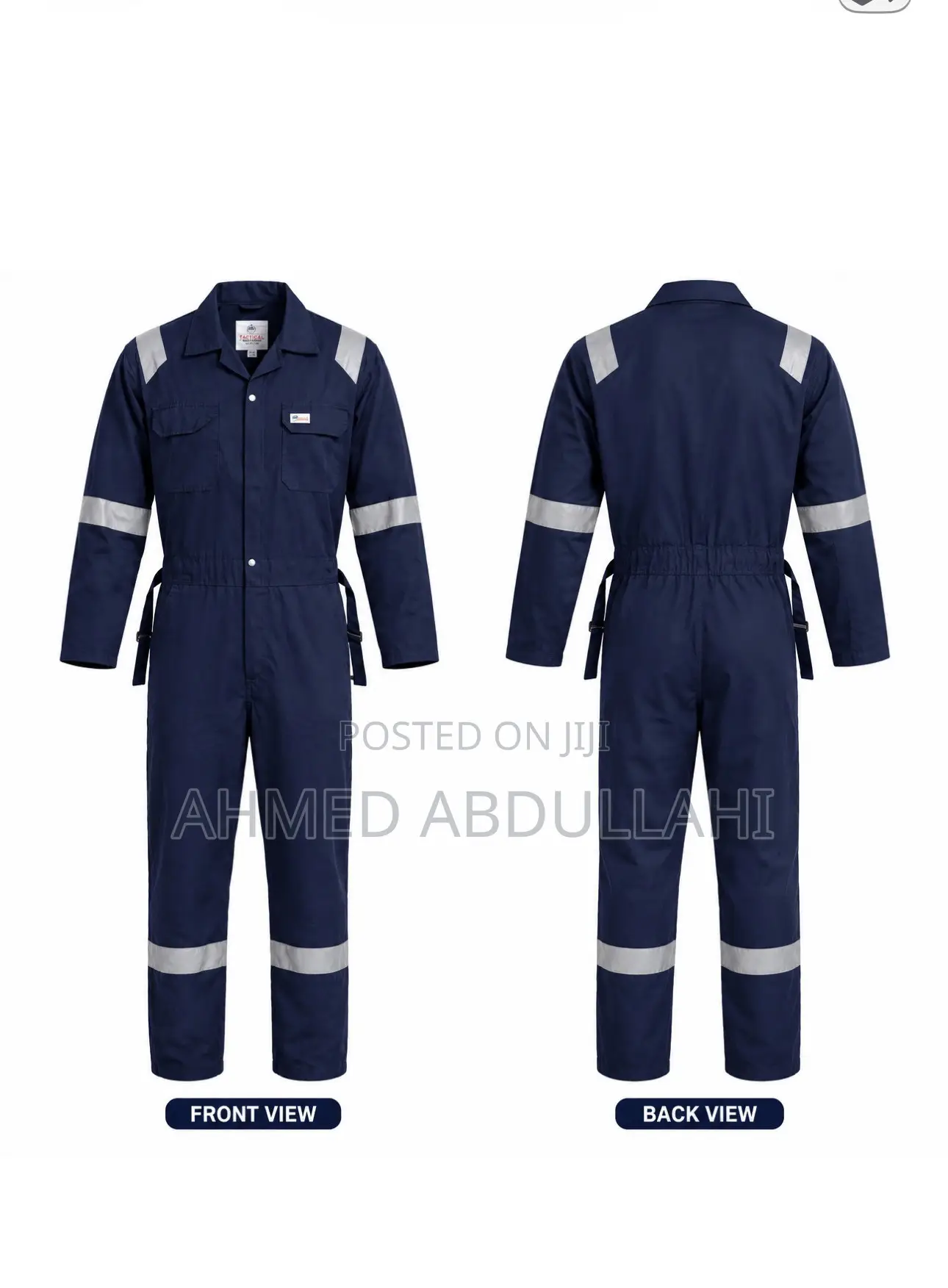 Safety Coverall With Reflector