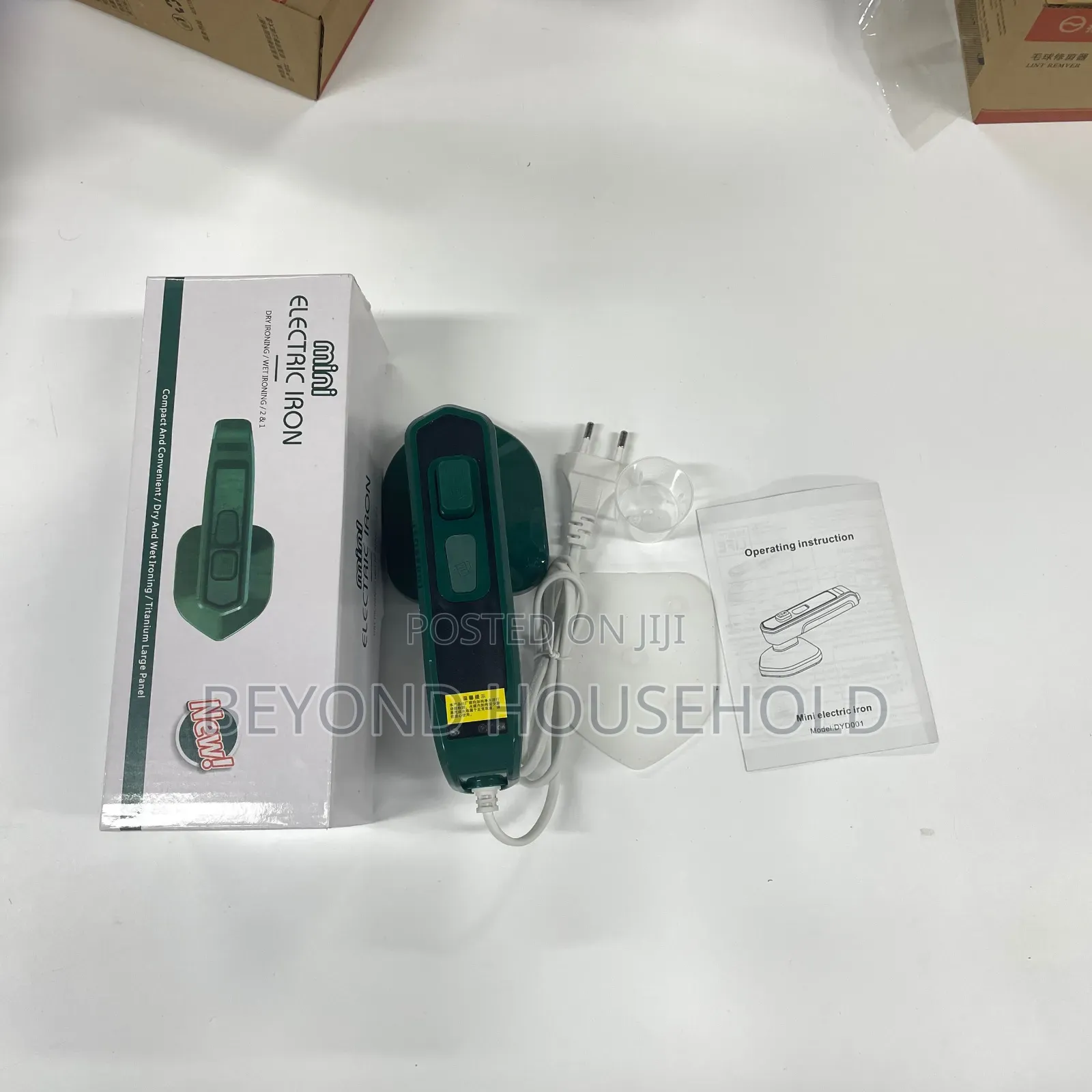 Portable Electric Iron – 2-in-1 Dry Wet Handheld Garment Steamer