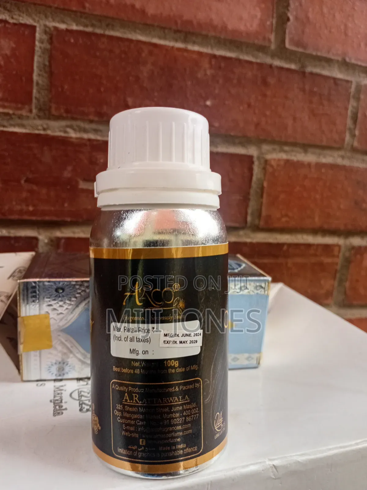 Maahir Gold 100ml Perfume Oil – Premium 48-Hour Long-Lasting Fragrance