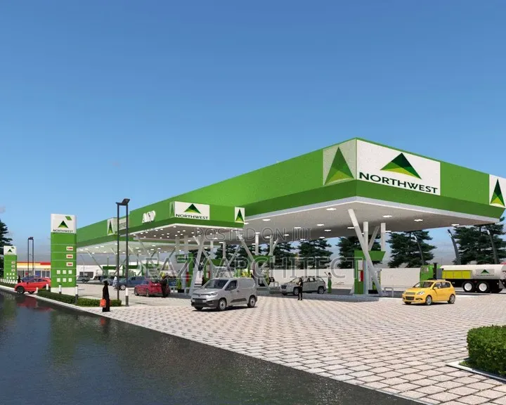 Petroleum Station Design, Full Architectural Drawing and Approval