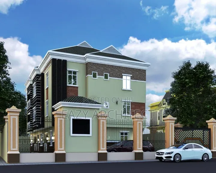 Full Architectural Drawing, Design of Shopping Mall