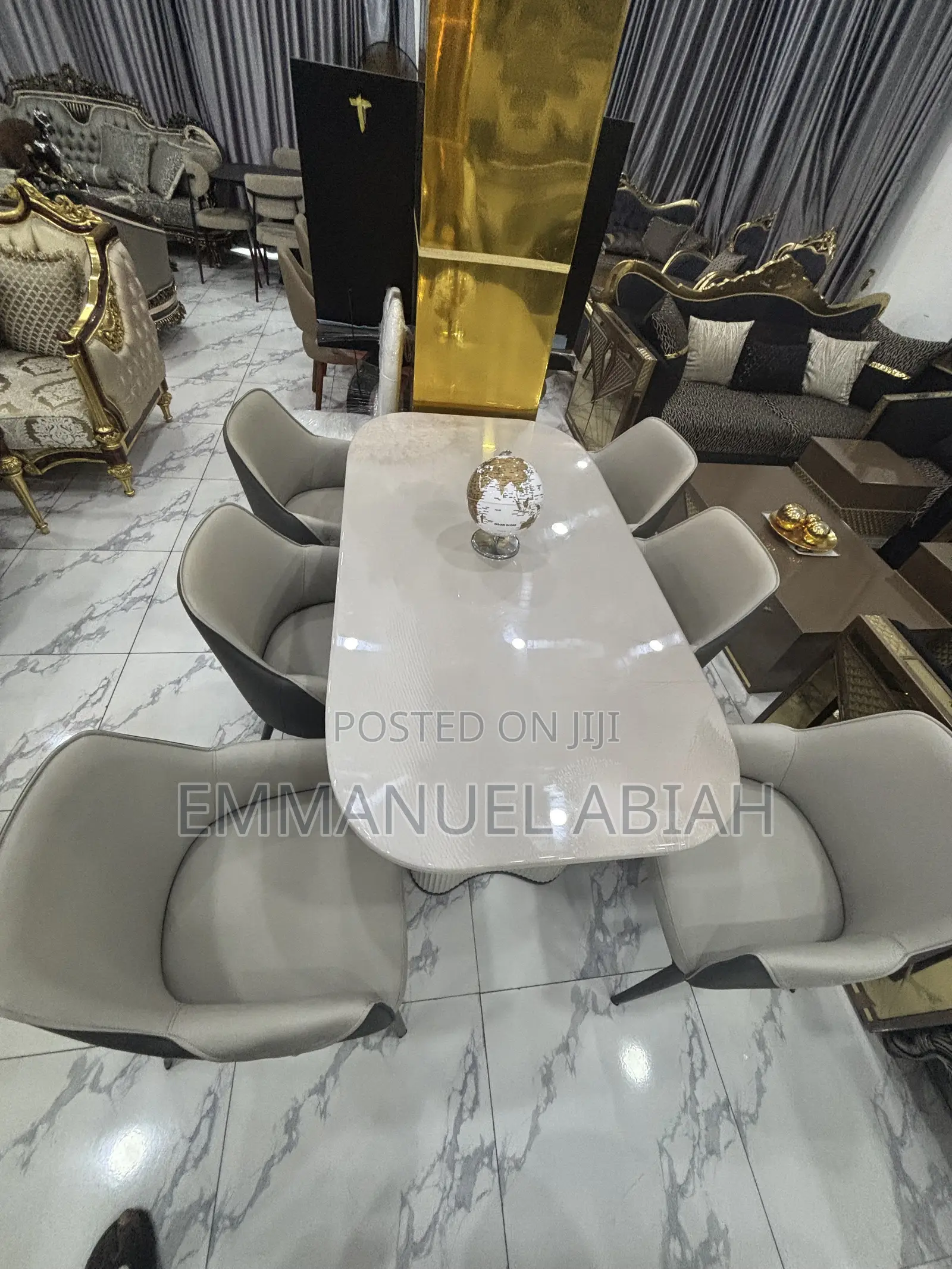Marble Dining Table Set