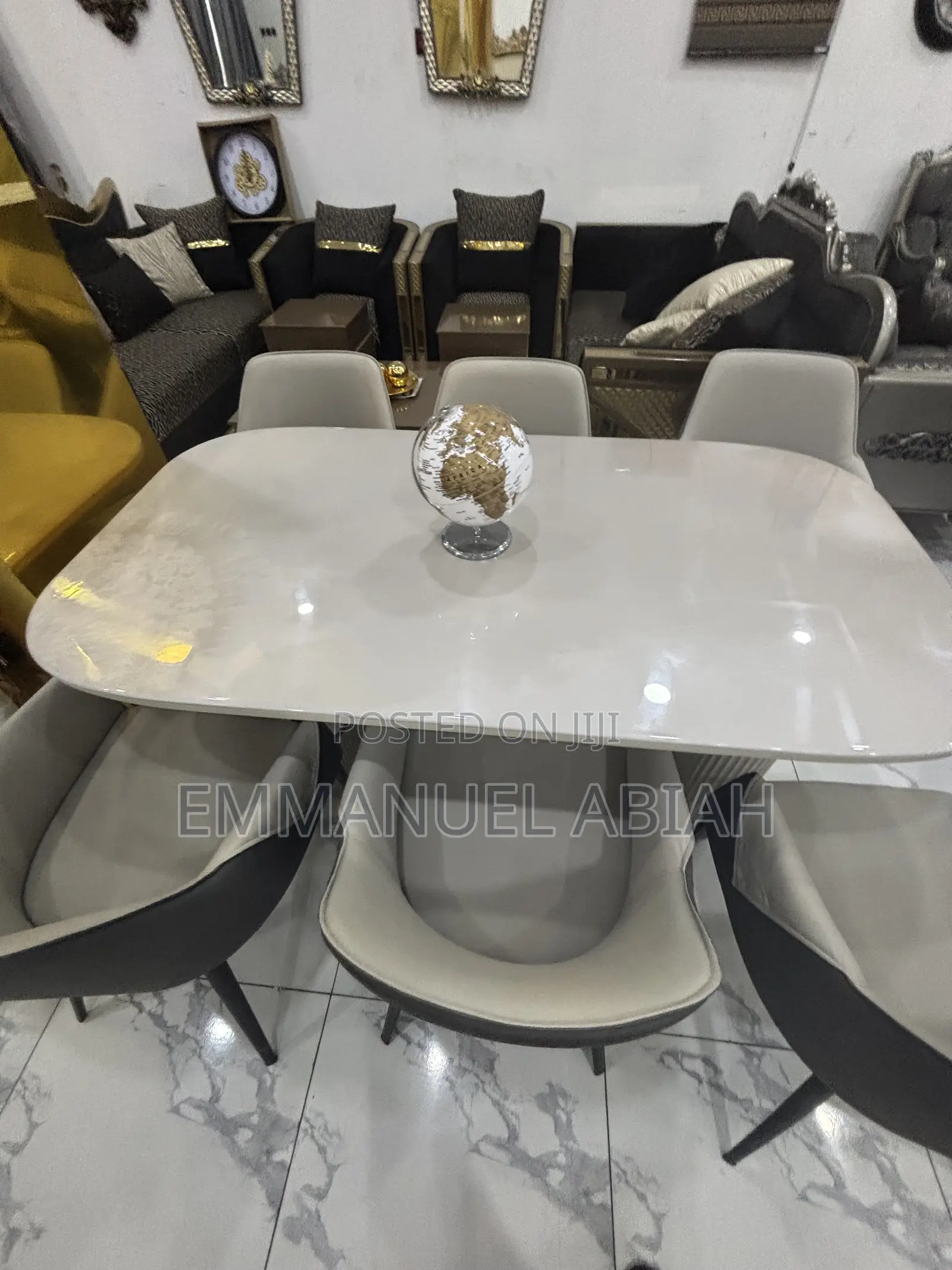 Marble Dining Table Set