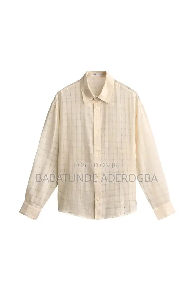 Zara Check Jacquard Linen/ Cotton Shirts and Bermuda Shorts