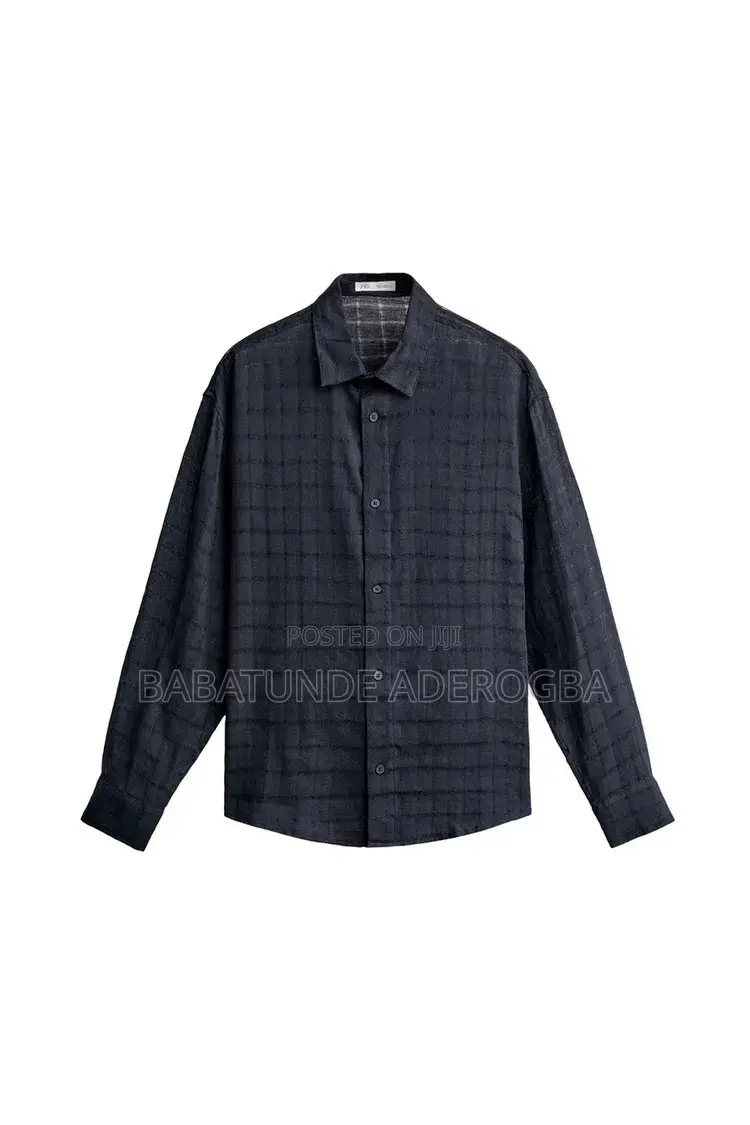 Zara Check Jacquard Linen/ Cotton Shirts and Bermuda Shorts