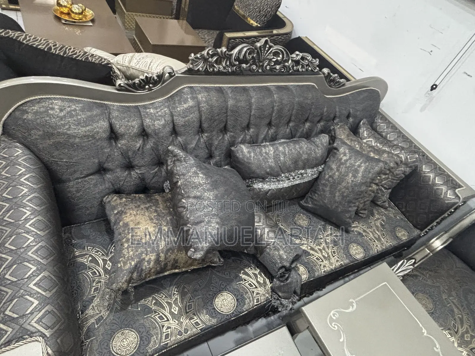 Premium Turkey Living Room Chair Set Elegant Luxurious