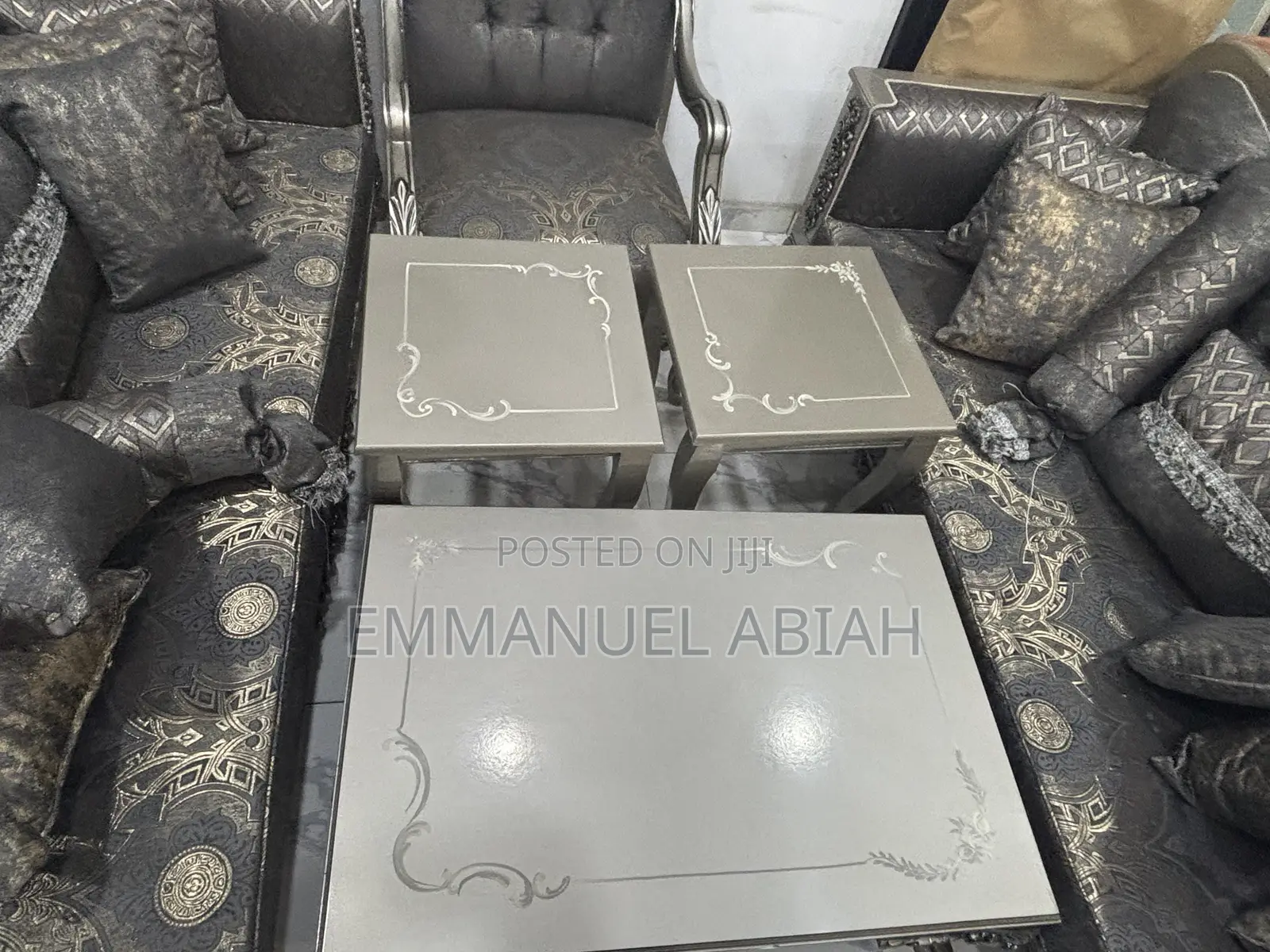 Premium Turkey Living Room Chair Set Elegant Luxurious