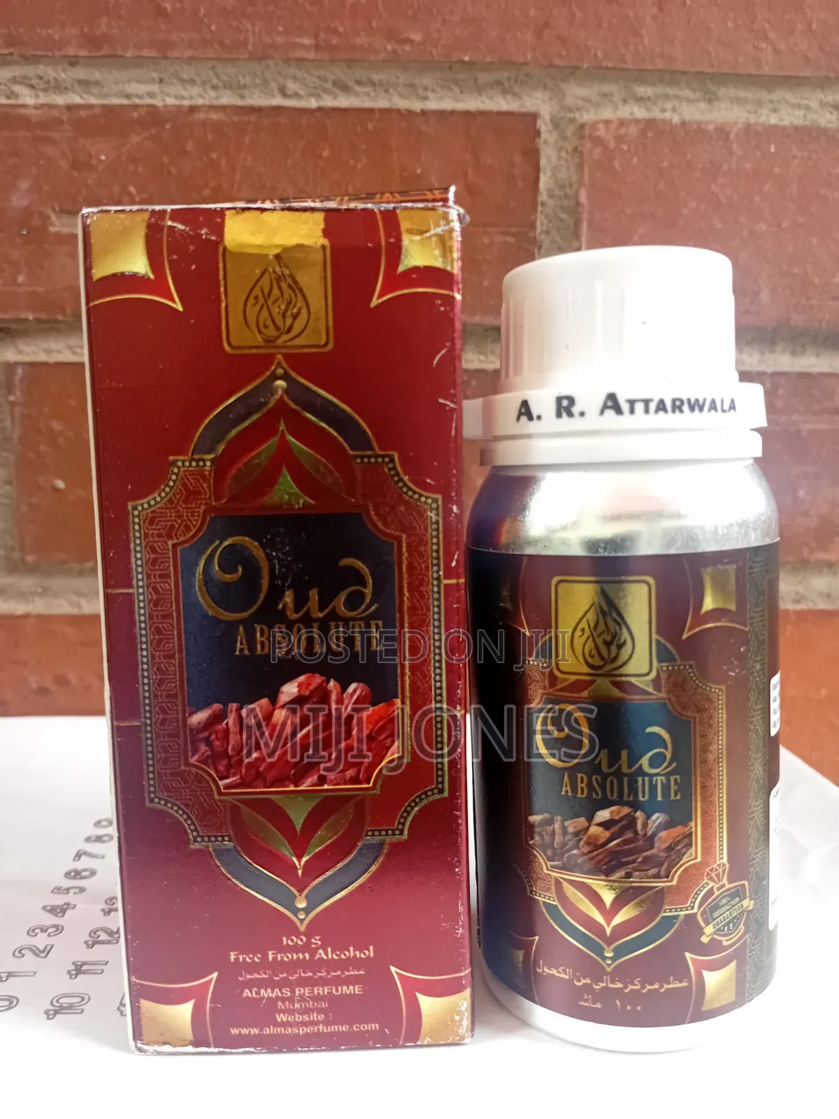 Oud Absolute 100ml Perfume Oil– Premium 48-Hour Long-Lasting Fragrance