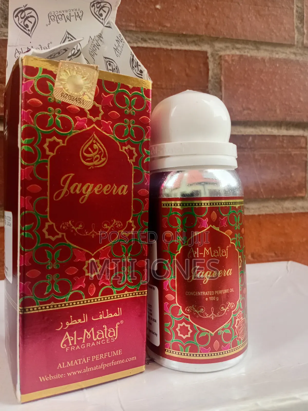 Jageera 100ml Perfume Oil – Premium 48-Hour Long-Lasting Fragrance*