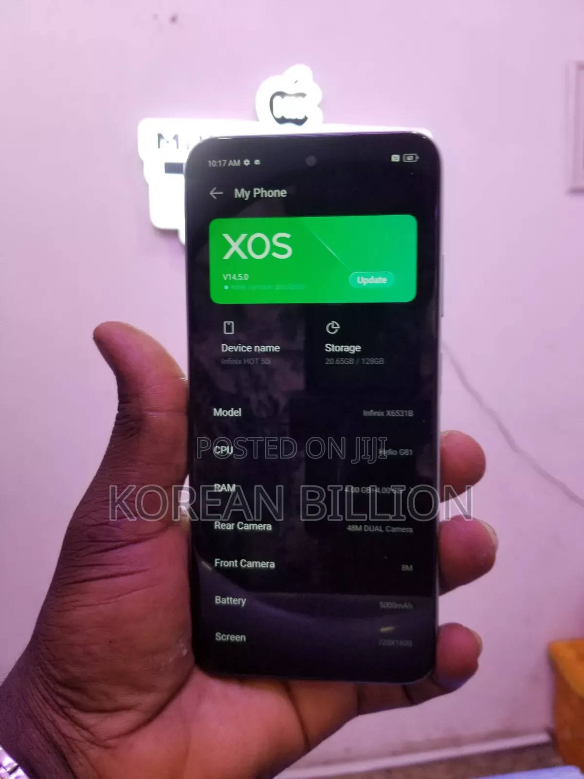 Infinix Hot 50i 128 GB Blue