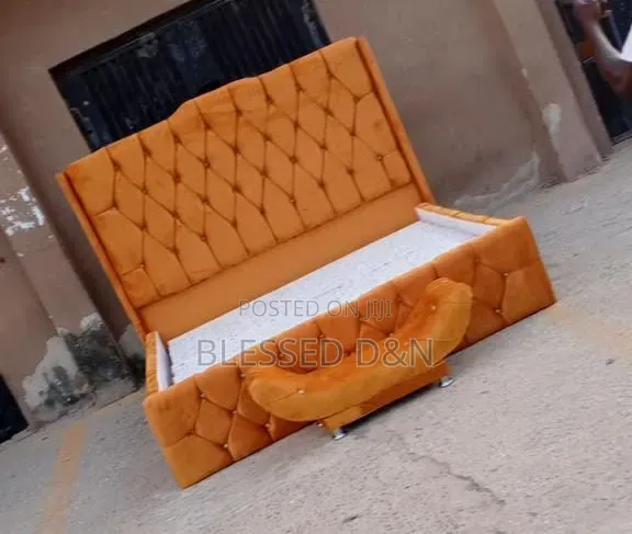 6by6 Gold Colour Bed Frame