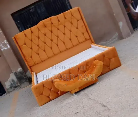 6by6 Gold Colour Bed Frame