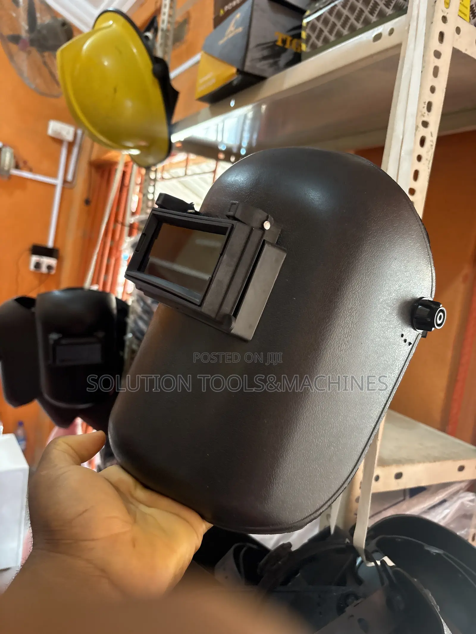 Welding Face Shield Black Flip
