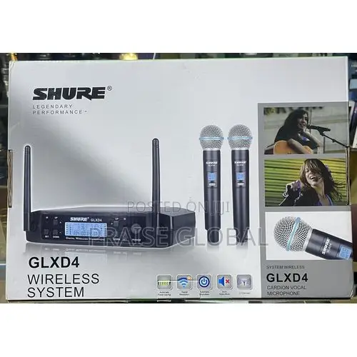 Shure GLXD4 Professional UHF Wireless Mic With Frequency Setting