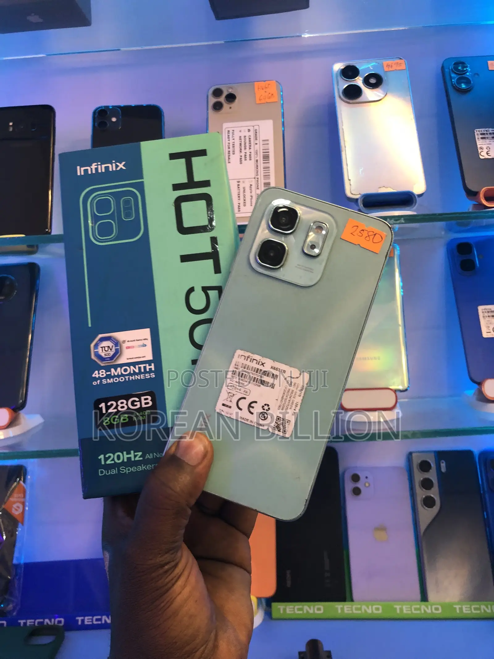 Infinix Hot 50i 128 GB Blue