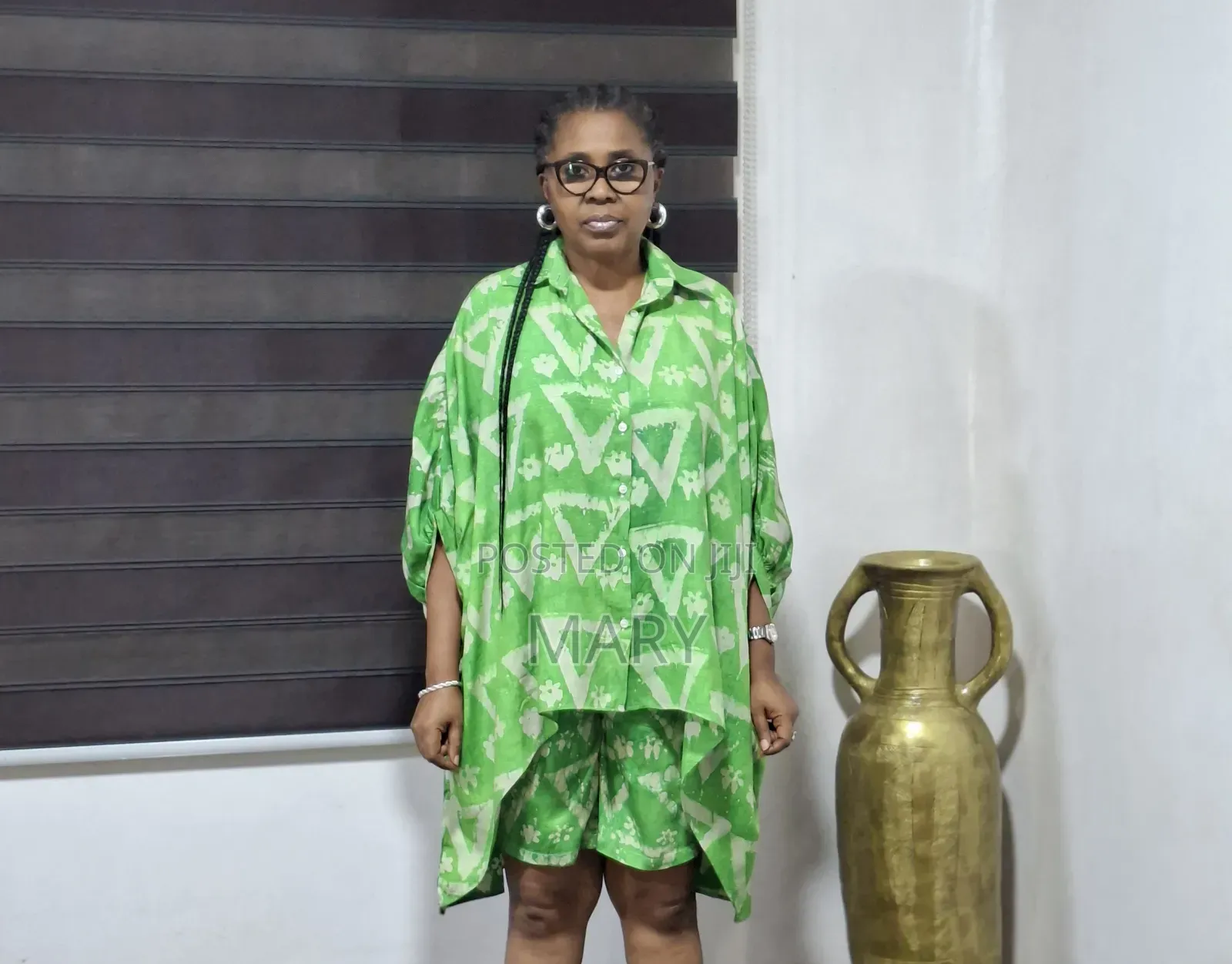 Adire Top and Shorts