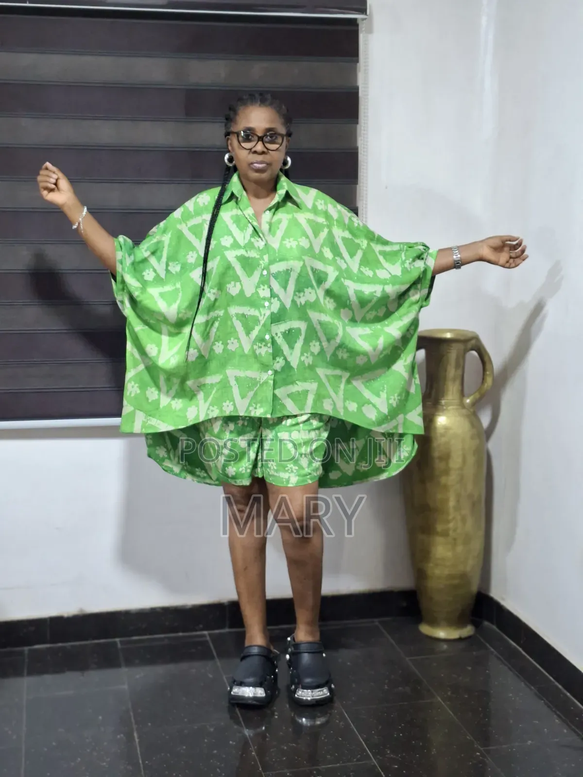 Adire Top and Shorts