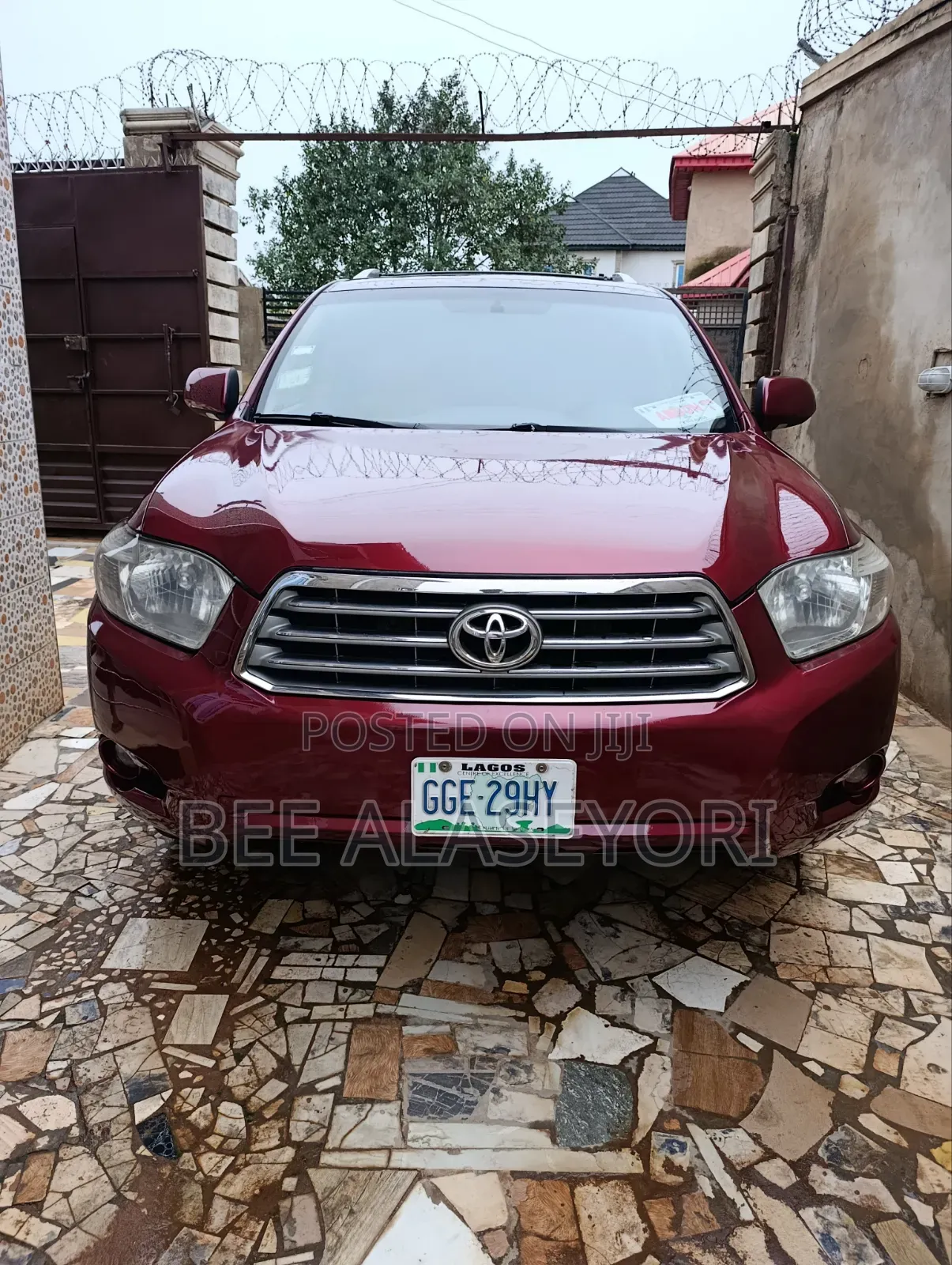 Toyota Highlander 2008 Burgundy