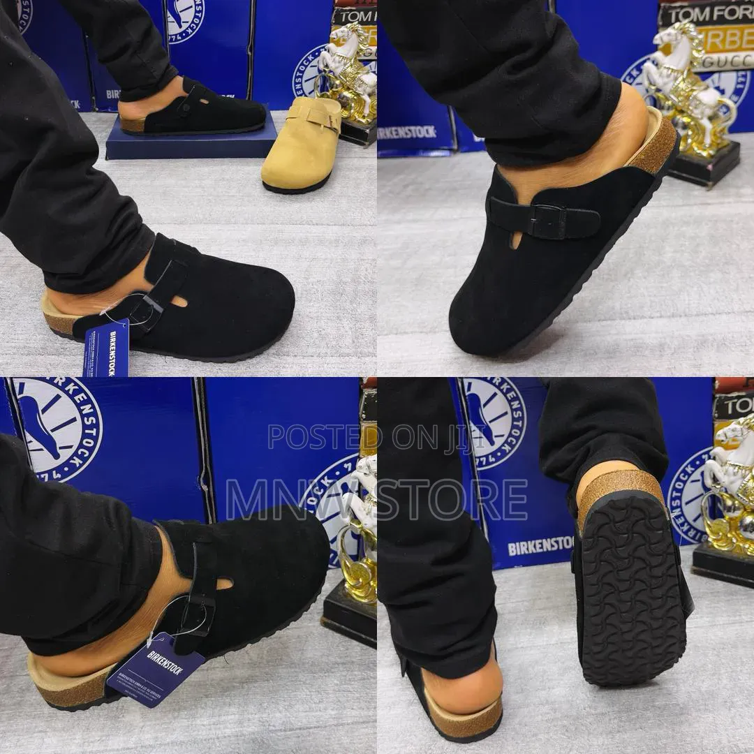 Black Birkenstock Mules