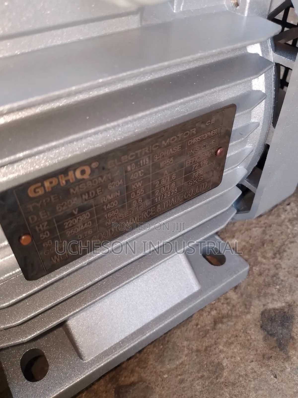 0.55kw Worm Gearmotor