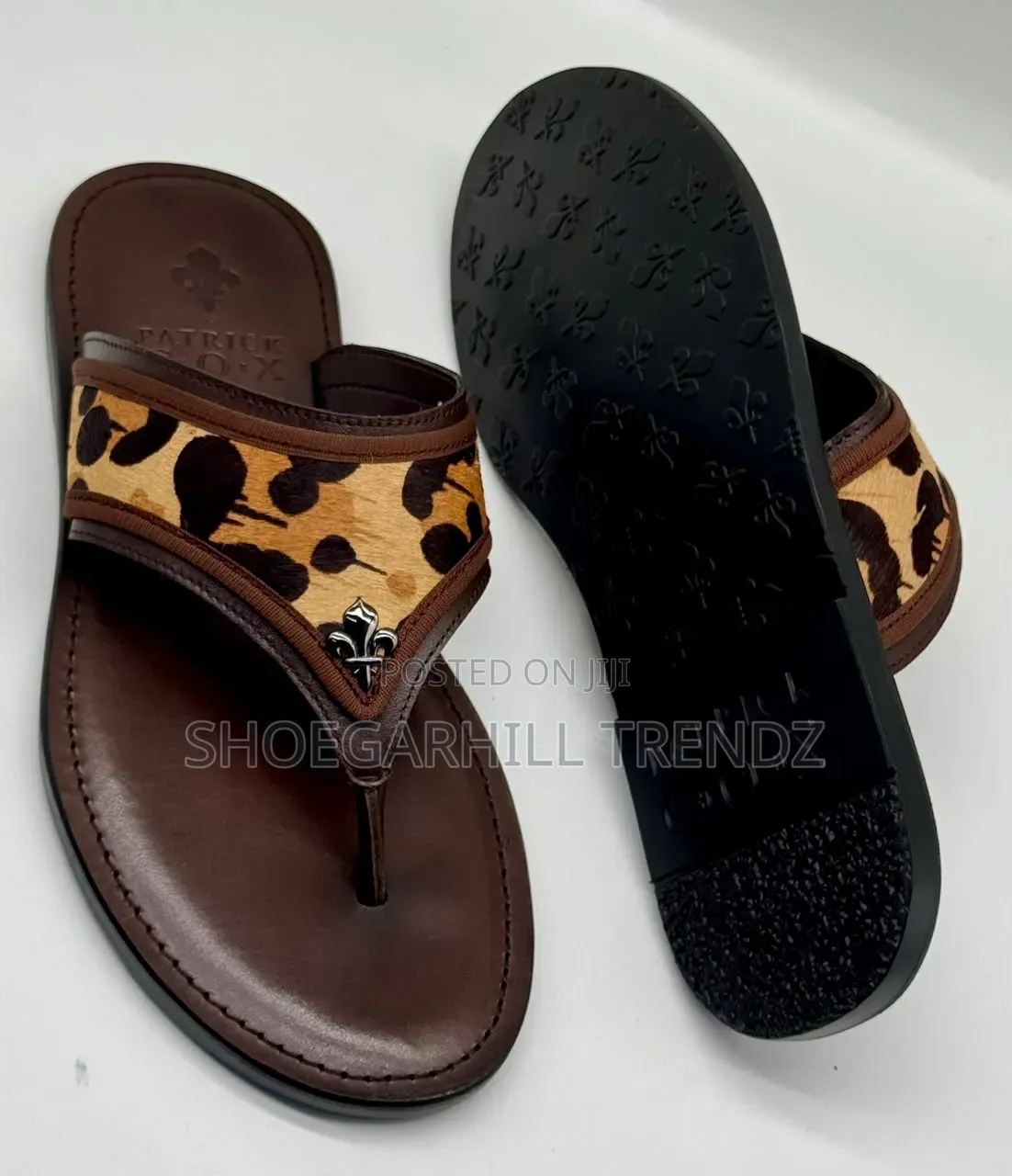 Men's Patrick Cox Leather Palm Slippers | Very Comfy in Big Size 40-48
