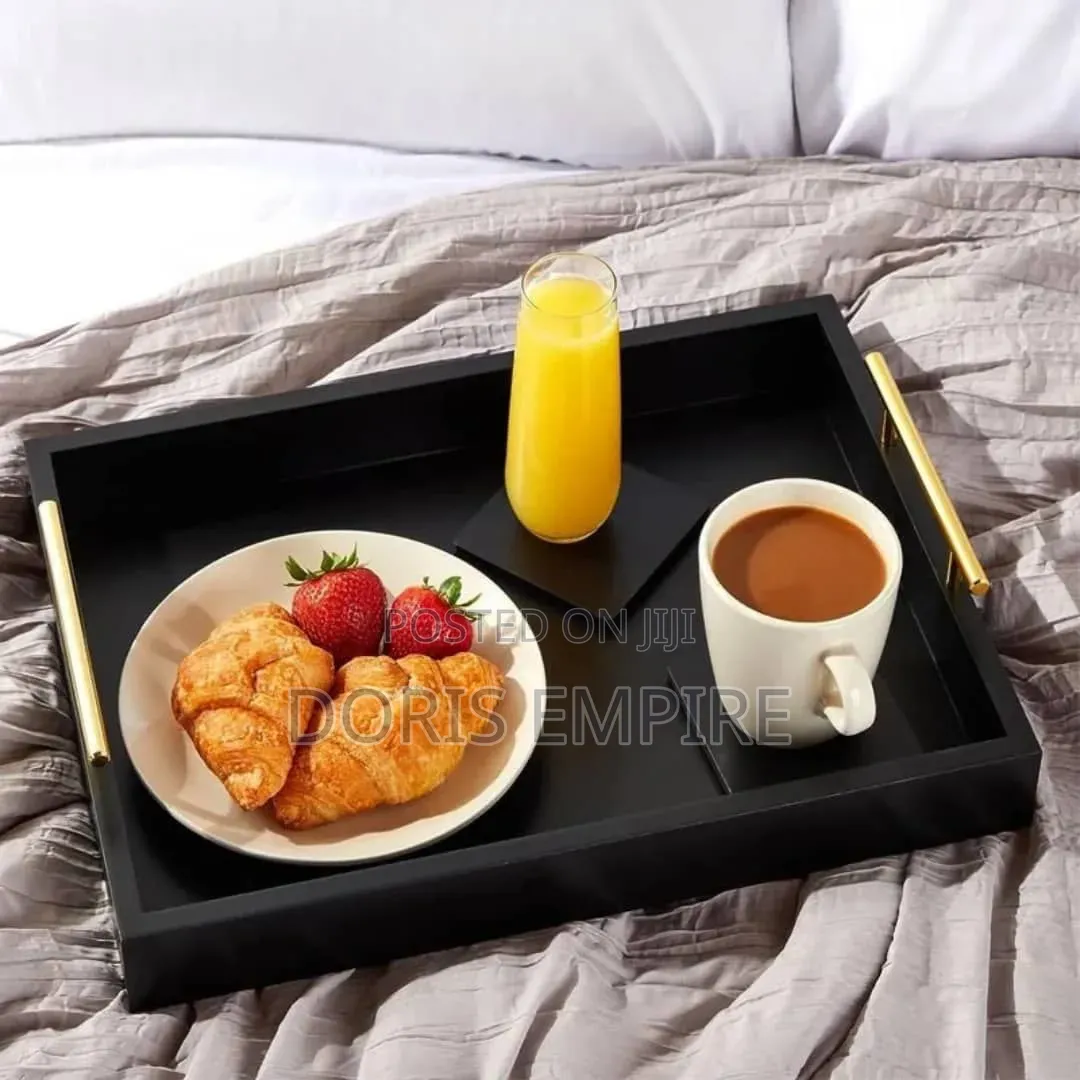 Quality 3in1 Bamboo Black Tray 