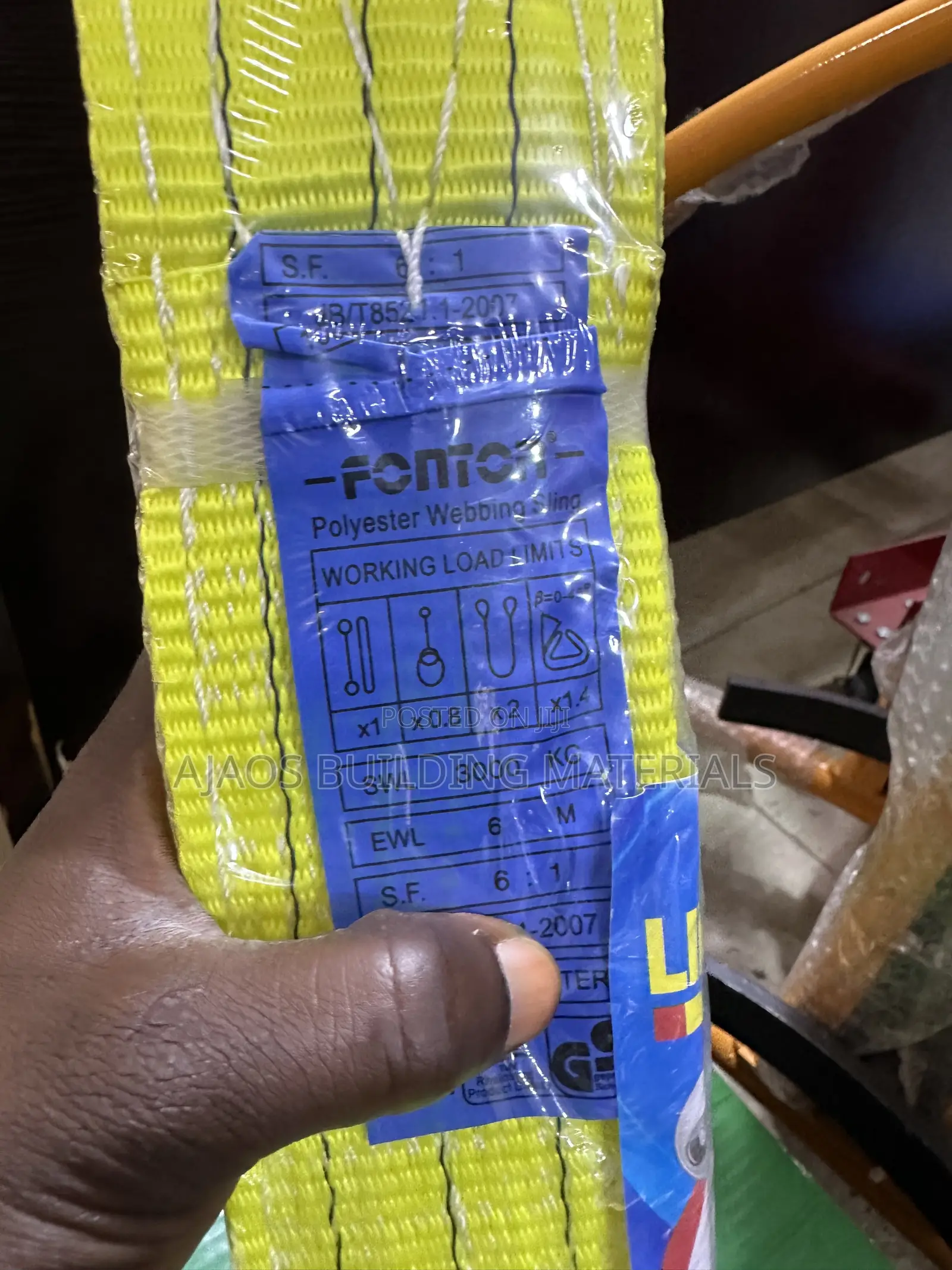 3ton by 6meter Lifting Sling Belt