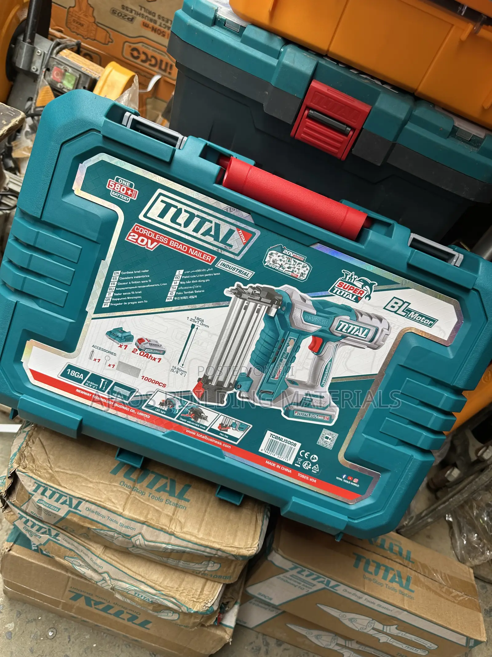 20v Cordless Brad Nailer