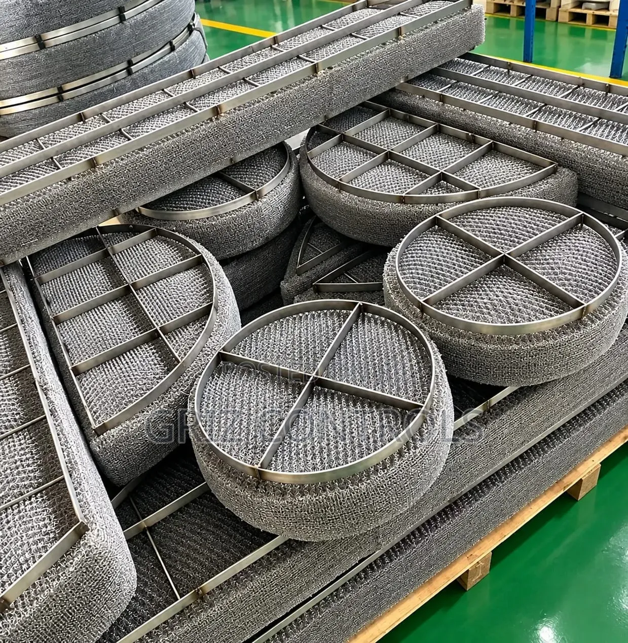 GRIZ CONTROLS Industrial Demister Pads | Mist Eliminators