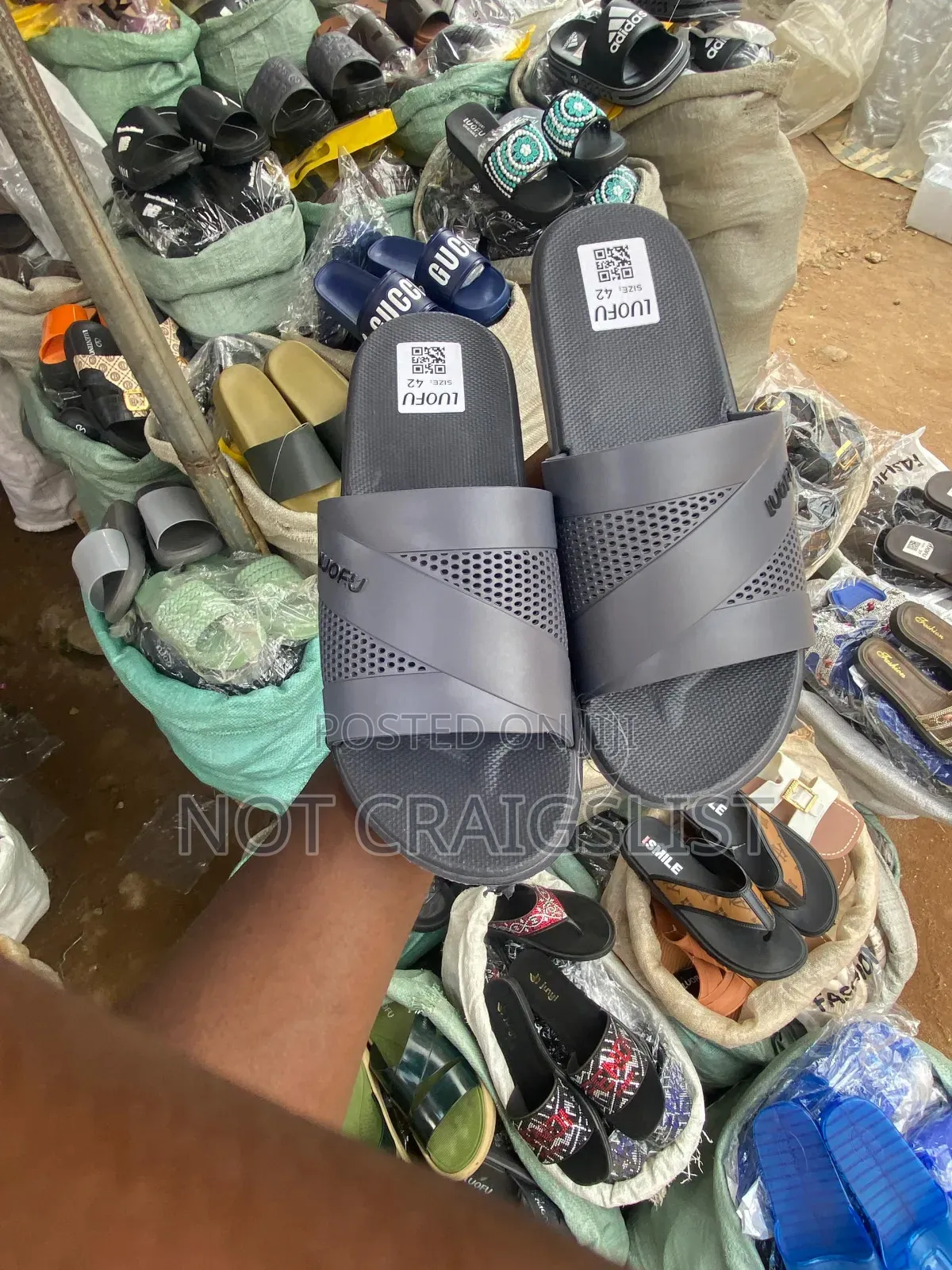 Luofu Slides Size 39 40 42 — Pay on Delivery Lagos