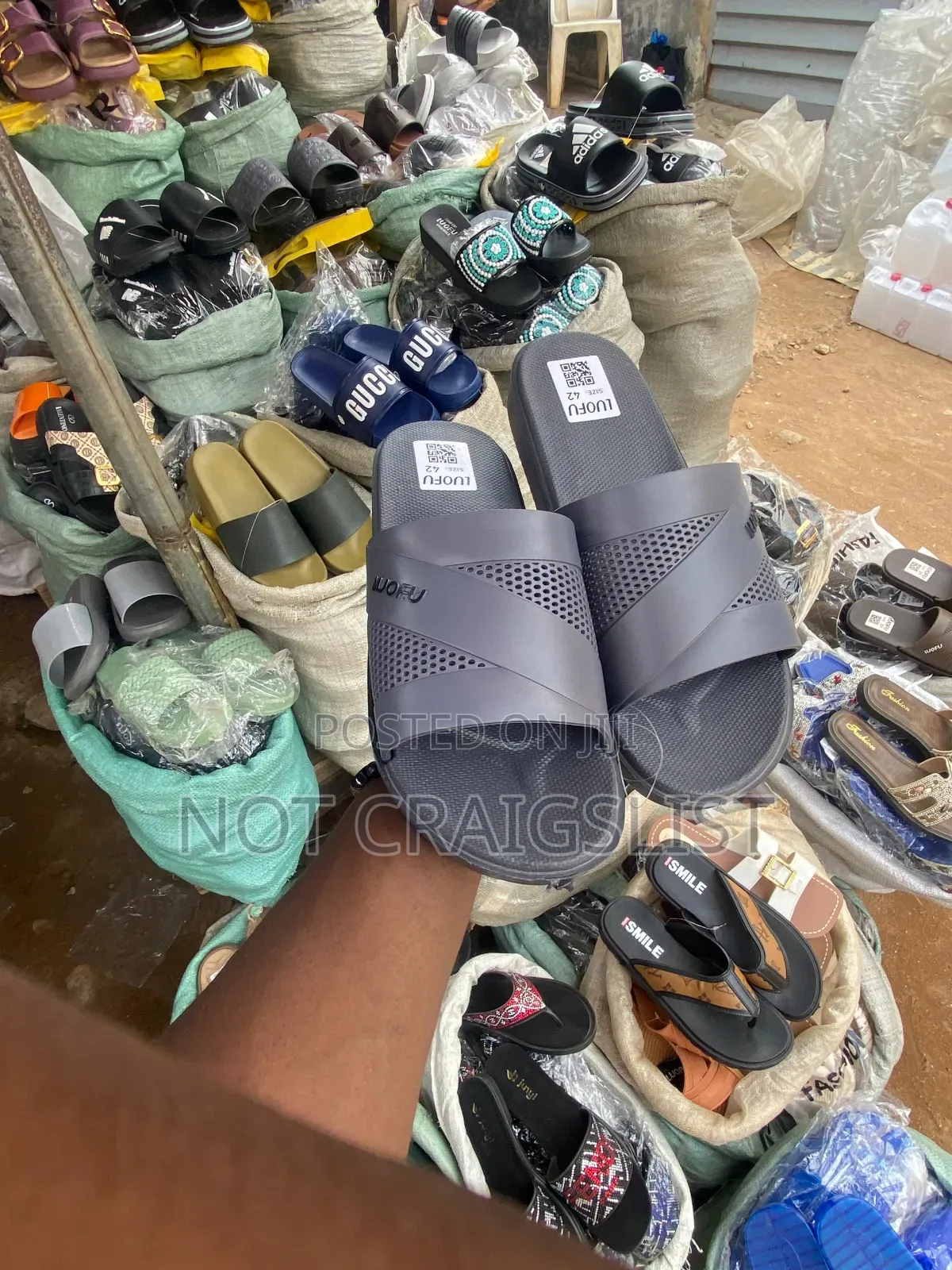 Luofu Slides Size 39 40 42 — Pay on Delivery Lagos
