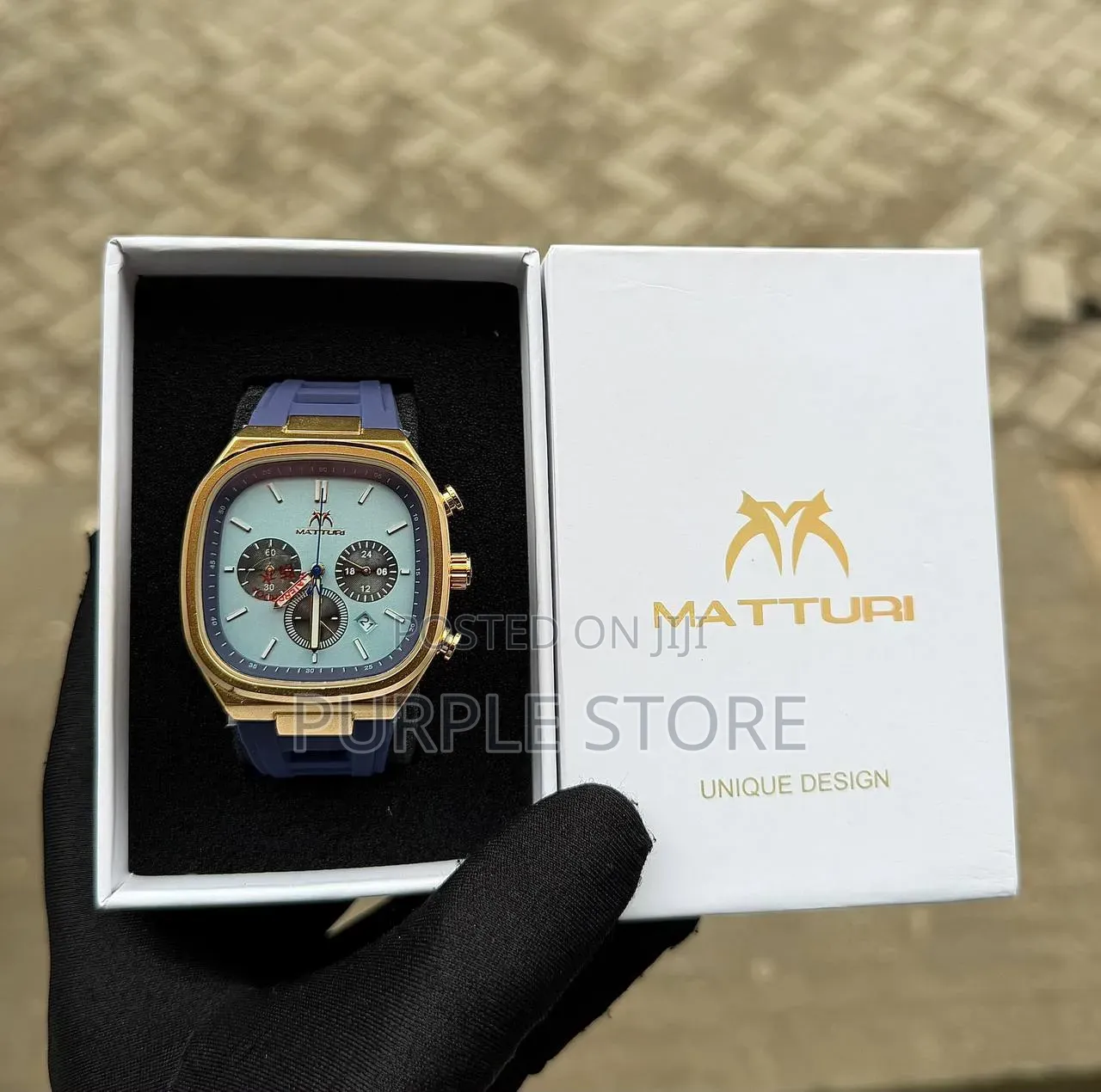 Matturi Chronograph Square Dial Watch